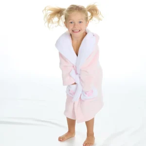 Kids Minikidz Infants Teddy Fleece Robe - Pink