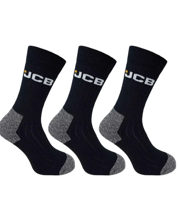 Men JCB 3 Pack Mens Work Socks