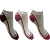 JCB Socks | 3 Pack Womens Trainer Liner Socks