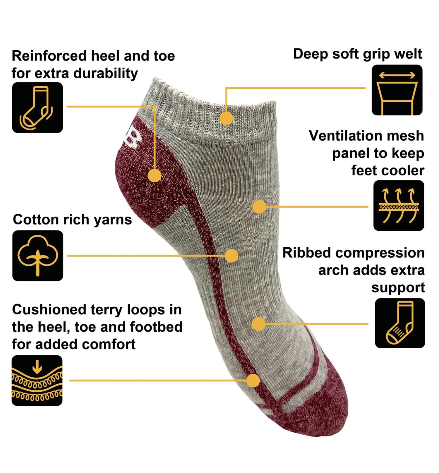 jcb__pack_womens_trainer__1.webp JCB Socks | 3 Pack Womens Trainer Liner Socks