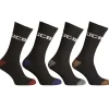 Men JCB Mens 4 Pack Coloured Heel Boot Socks