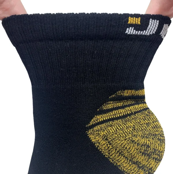 Men JCB Mens 3 Pack Coloured Heel Quarter Socks