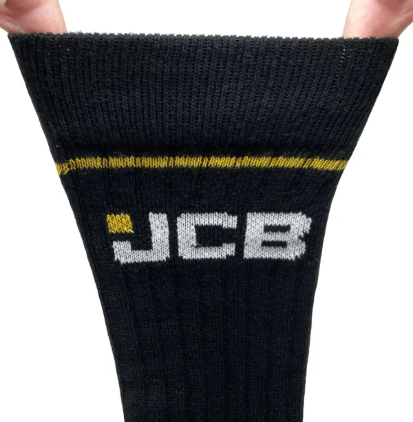 Men JCB Mens 3 Pack Cotton Rich Work Socks
