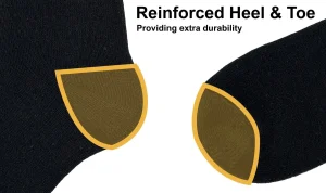 Men JCB Mens 3 Pack Crew Socks - Black