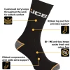 Men JCB Mens 3 Pack Outdoor Activity Socks - Black