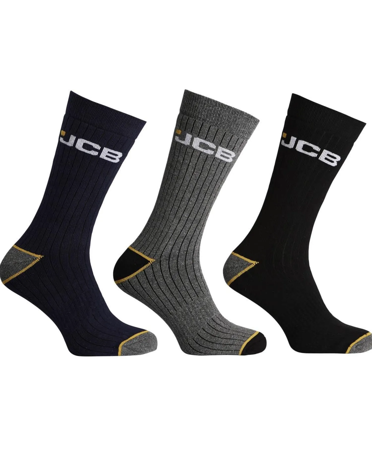 jcb_mens__pack_outdoor_ac_6.webp Men JCB Mens 3 Pack Outdoor Activity Socks - Navy
