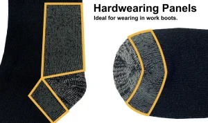 Men JCB Mens 3 Pack Work Socks