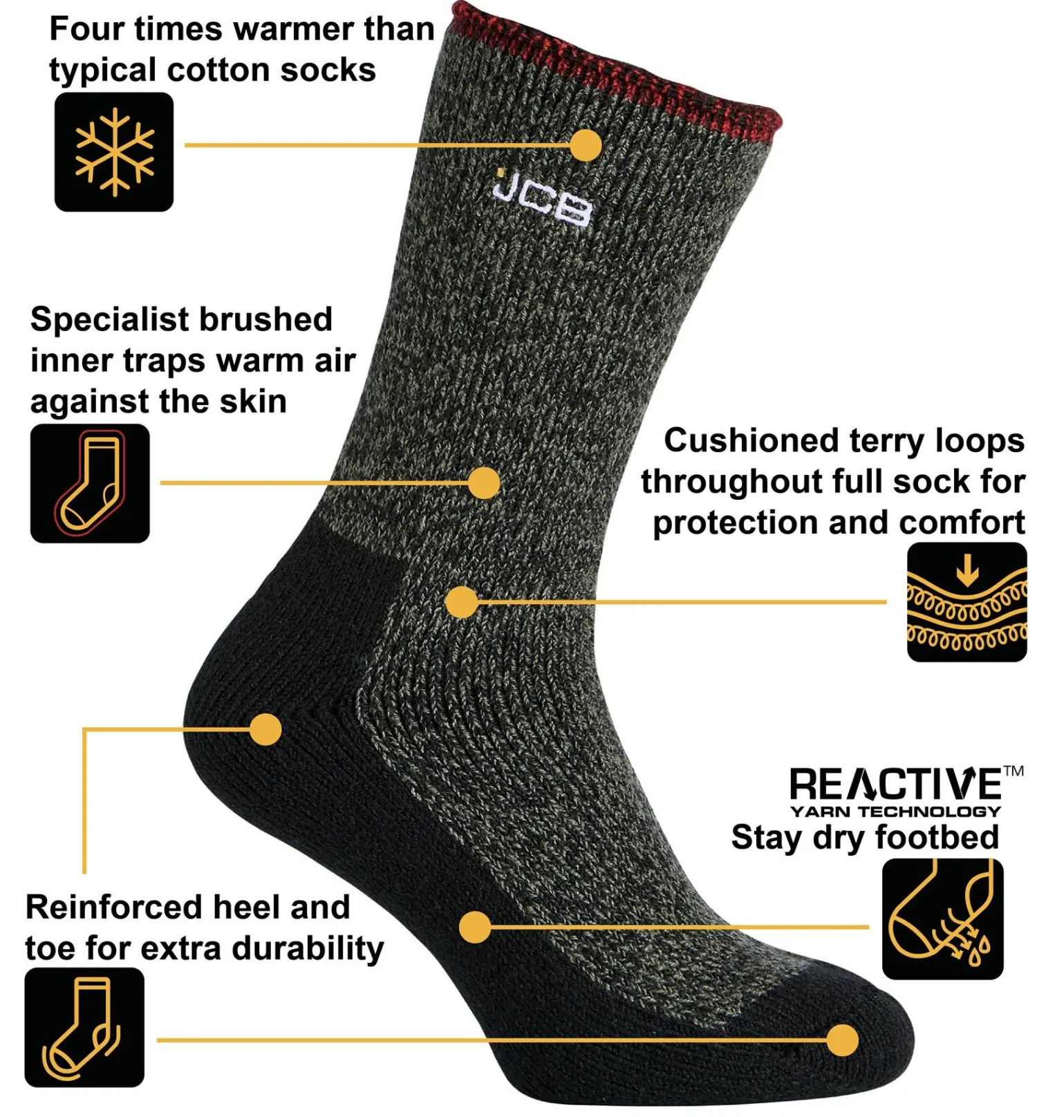 jcb_mens_thermasocks__kha_0.webp Men JCB Mens Thermasocks - Khaki