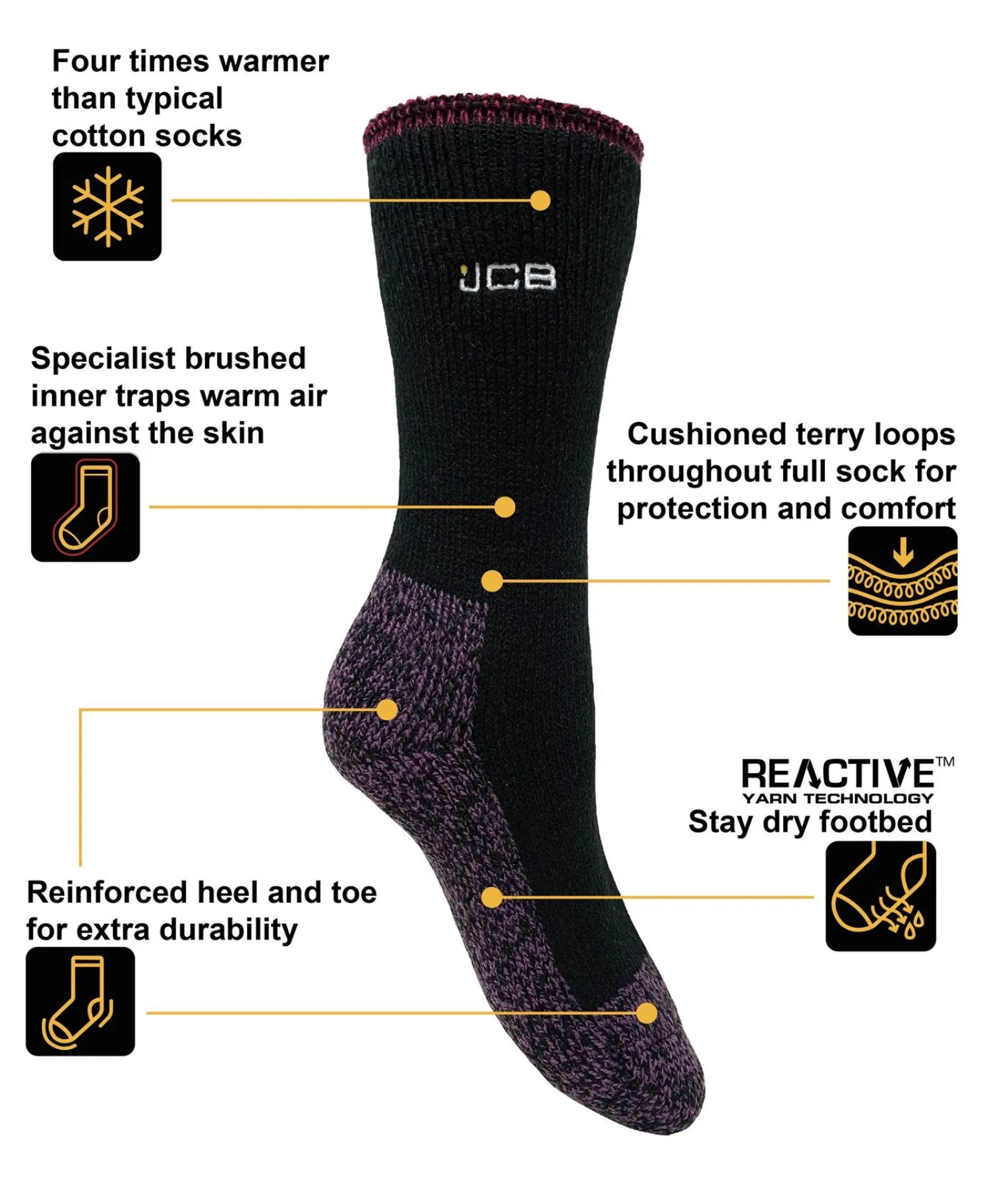 jcb_womens_thermasocks__b_0.webp JCB Socks | Womens Thermasocks - Black