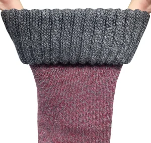 JCB Socks | Womens Welly Boot Socks - Purple/Grey