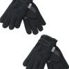 Kids * Kids 2 Pack Black Fleece Thinsulate Gloves