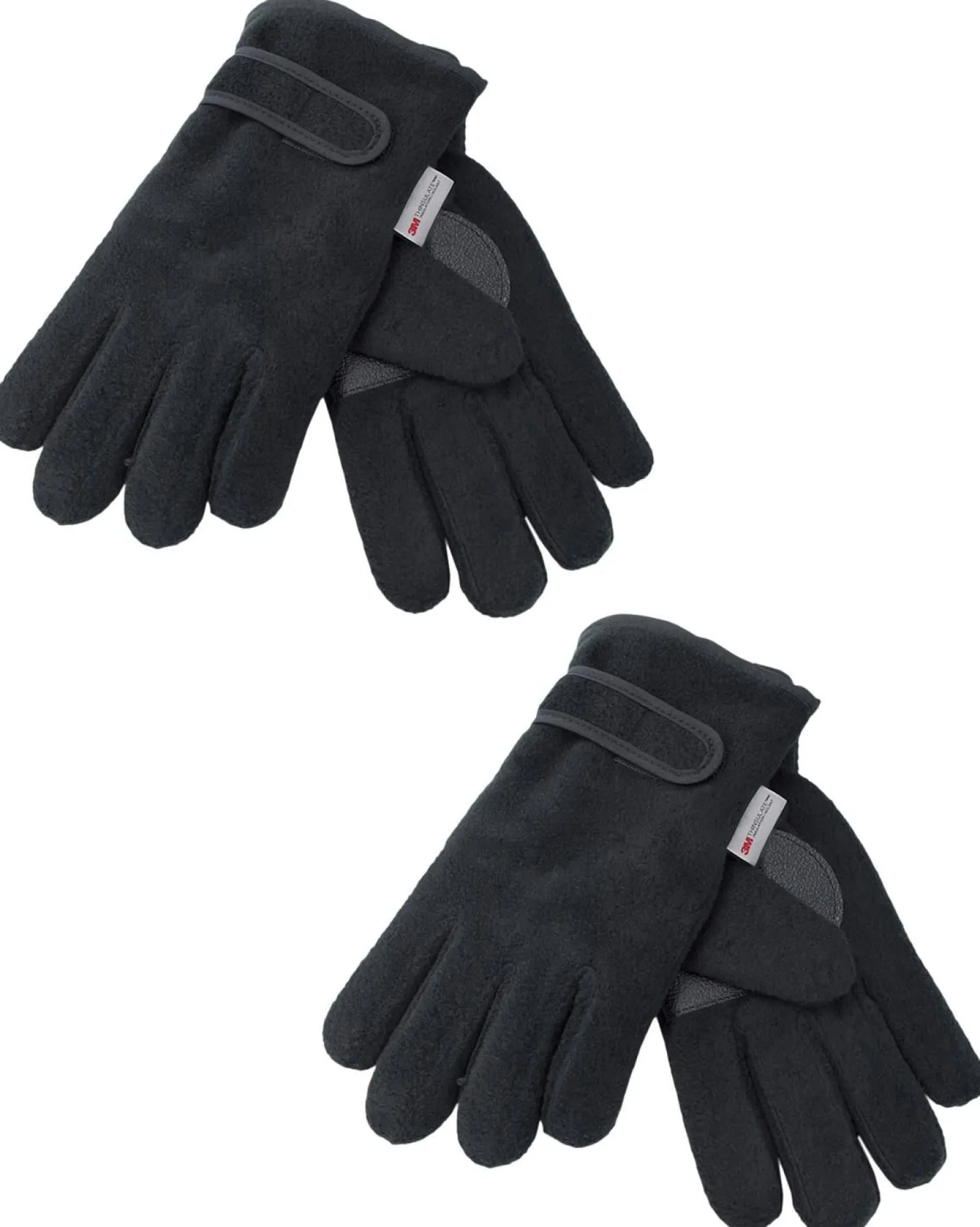kids__pack_black_fleece_0.webp Kids * Kids 2 Pack Black Fleece Thinsulate Gloves