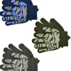 Kids * Kids 3 Pack Camo Gripper Magic Gloves