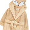 Kids * Kids Beige Fox Dressing Gown