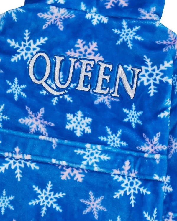 Kids * Kids Blue Snowflake Queen Dressing Gown