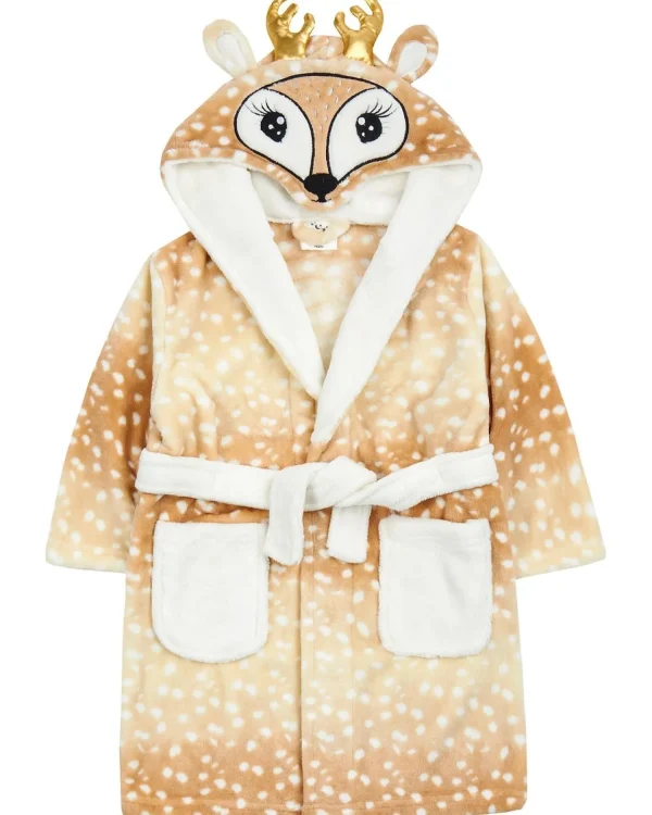 Kids * Kids Cream Deer Dressing Gown