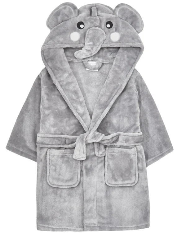 Kids Minikidz Kids Elephant Face Fleece Robe