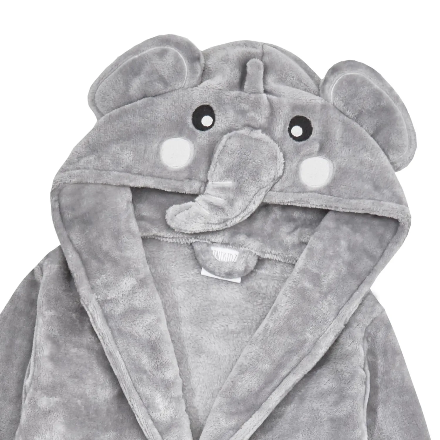 kids_elephant_face_fleece_2.webp Kids Minikidz Kids Elephant Face Fleece Robe