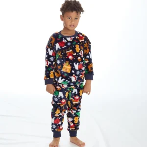 Kids * Kids Festive Christmas Fleece Pyjamas