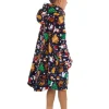 Kids Slumber Party Kids Festive Christmas Print Oversized Hoodie