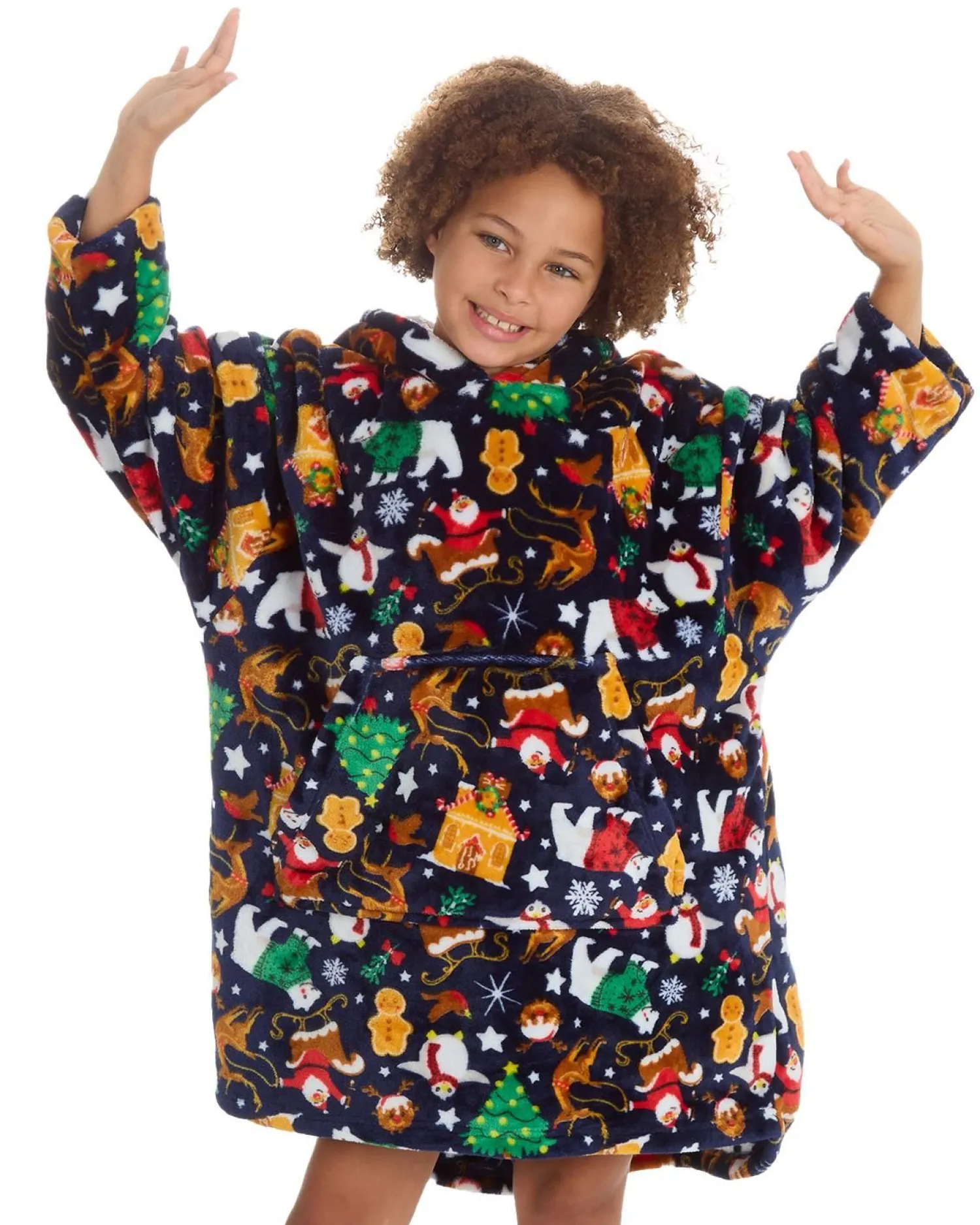 kids_festive_christmas_pr_4.webp Kids Slumber Party Kids Festive Christmas Print Oversized Hoodie