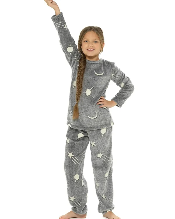 Kids Follow That Dream Kids Glow In The Dark Space Pyjamas