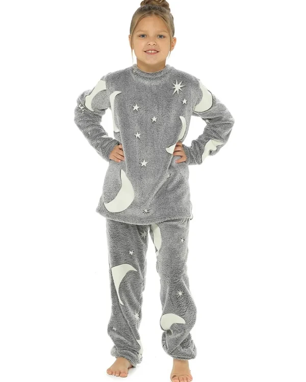 Kids Follow That Dream Kids Glow In The Dark Star & Moon Pyjamas