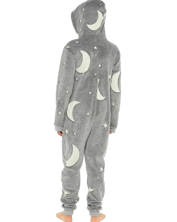 Kids Follow That Dream Kids Glow In The Dark Star & Moon Onesie