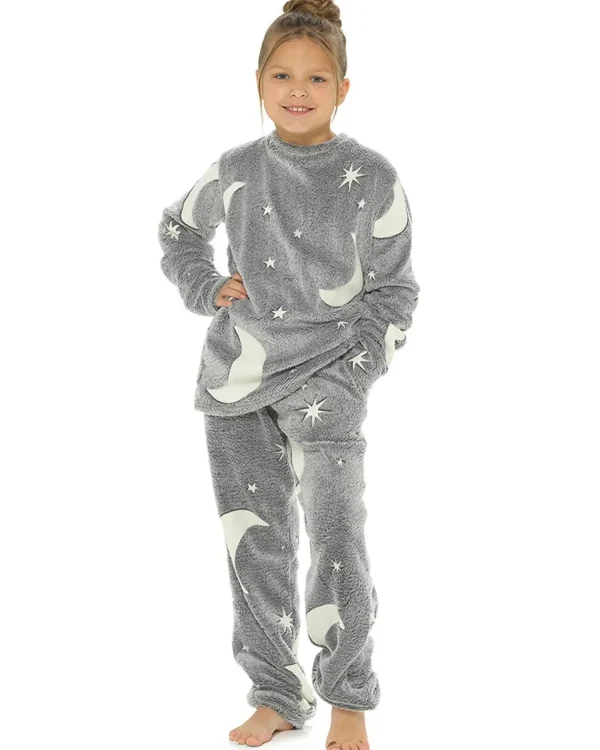 Kids Follow That Dream Kids Glow In The Dark Star & Moon Pyjamas