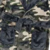 Kids * Kids Green Camo Dressing Gown