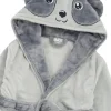 Kids * Kids Grey Panda Dressing Gown