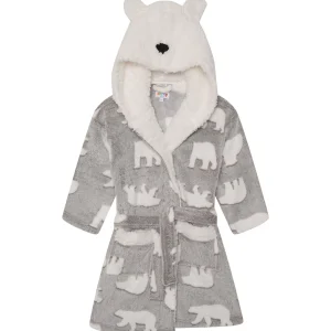 Kids * Kids Grey Polar Bear Dressing Gown