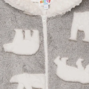 Kids * Kids Grey Polar Bear Onesie