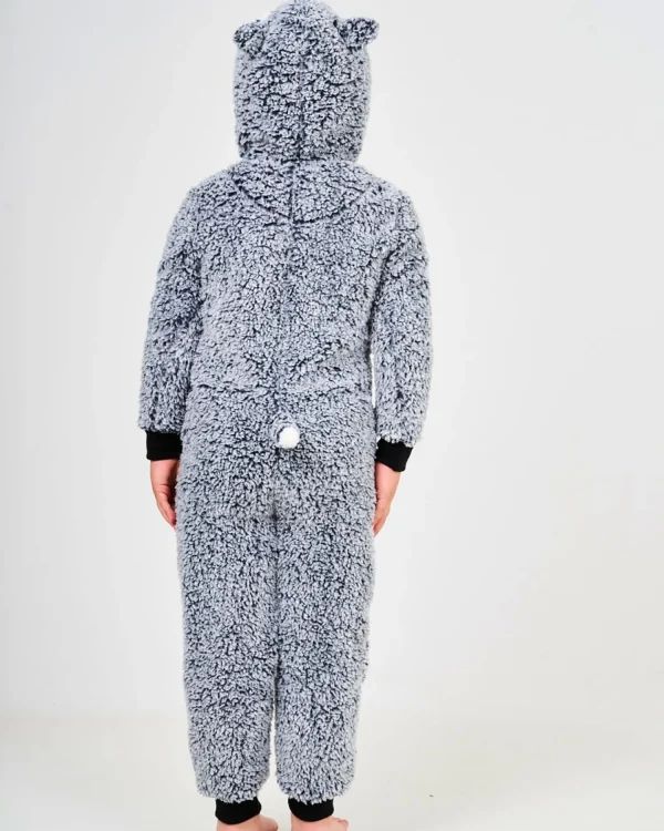 Kids * Kids Grey Wolf Onesie