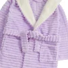 Kids * Kids Jacquard Stripe Dressing Gown - Lilac