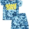 Kids * Kids Jersey Game Over Tie Dye Short Pyjamas