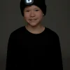 Kids Storm Ridge Kids Led Light Beanie Hat - Black