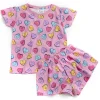 Kids * Kids Pink All Over Love Heart Print Pyjamas