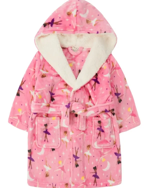 Kids * Kids Pink Ballerina Dressing Gown