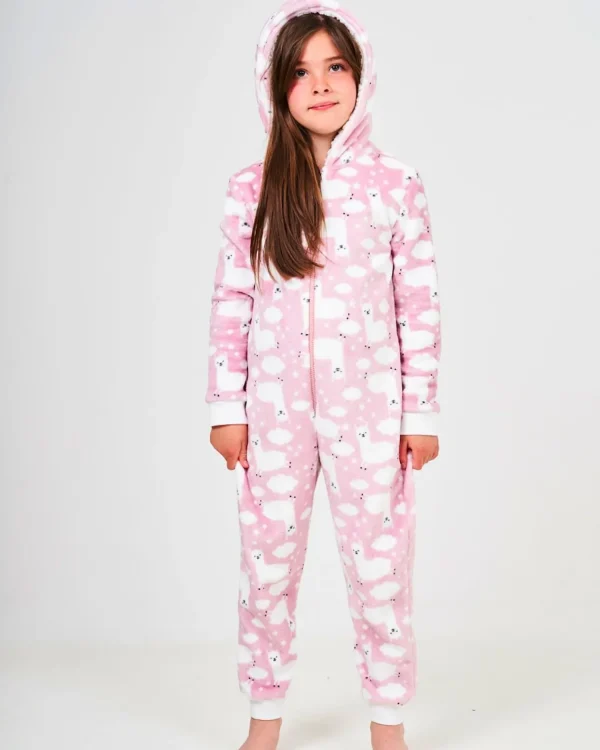 Kids * Kids Pink Llama Print Onesie