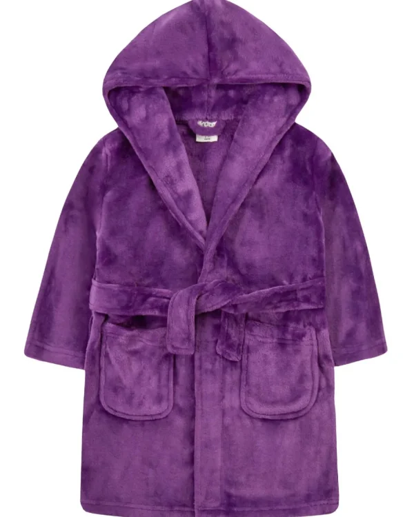Kids * Kids Plush Dressing Gown - Purple