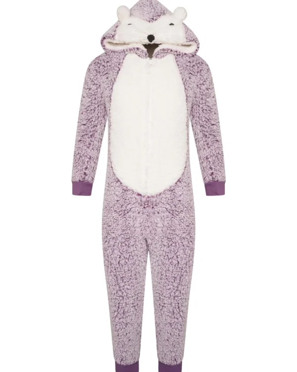 Kids * Kids Purple Hedgehog Onesie