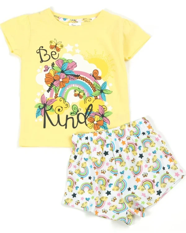 Kids * Kids Rainbow Be Kind Short Pyjamas