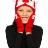 Kids * Kids Santa Hat & Gloves Christmas Set