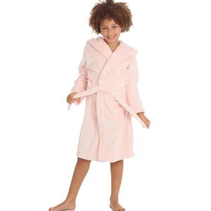 Kids Slumber Party Kids Super Soft Dressing Gown - Pale Pink