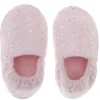 Kids 4Kidz Pink Foil Star Slippers