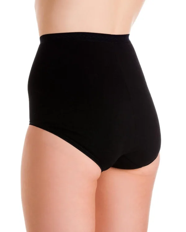 La Marquise Knickers | 2 Pack Control Maxi Brief - Black