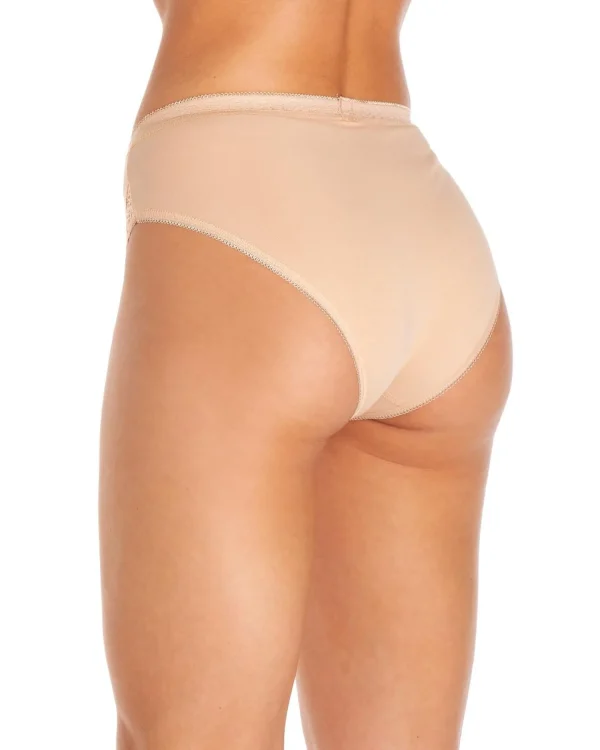 La Marquise Knickers | 3 Pack Lace Midi Brief - Nude