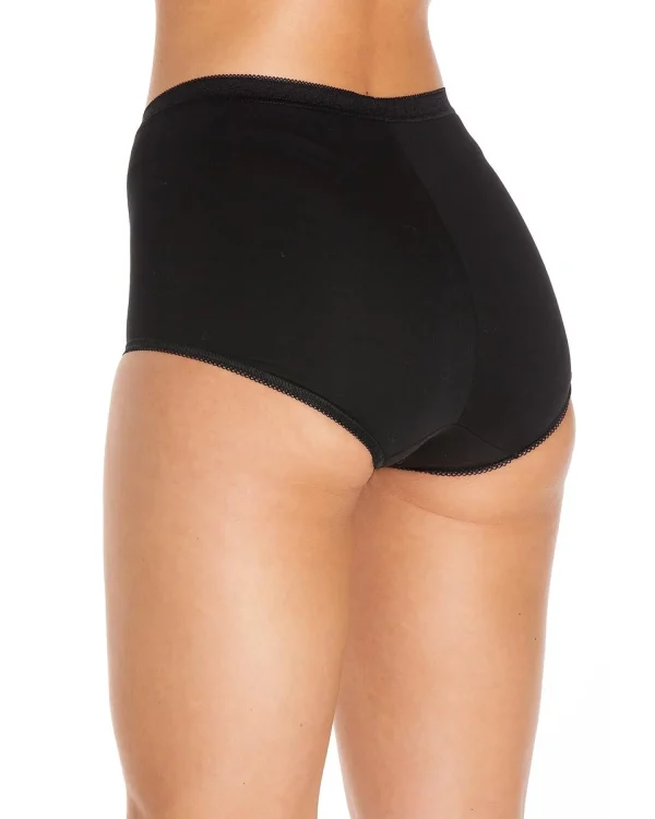 La Marquise Knickers | 3 Pack Maxi Brief - Black
