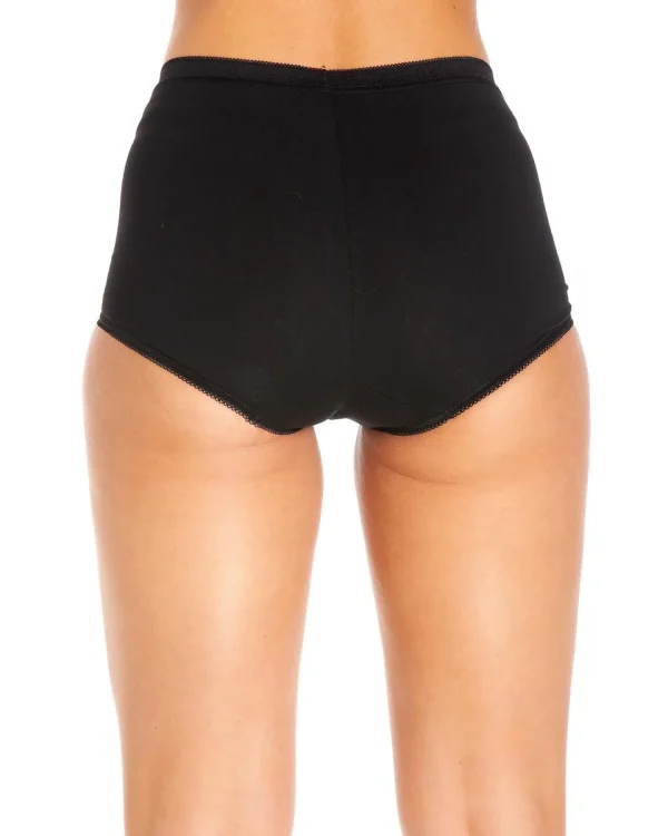 La Marquise Knickers | 3 Pack Maxi Brief - Black